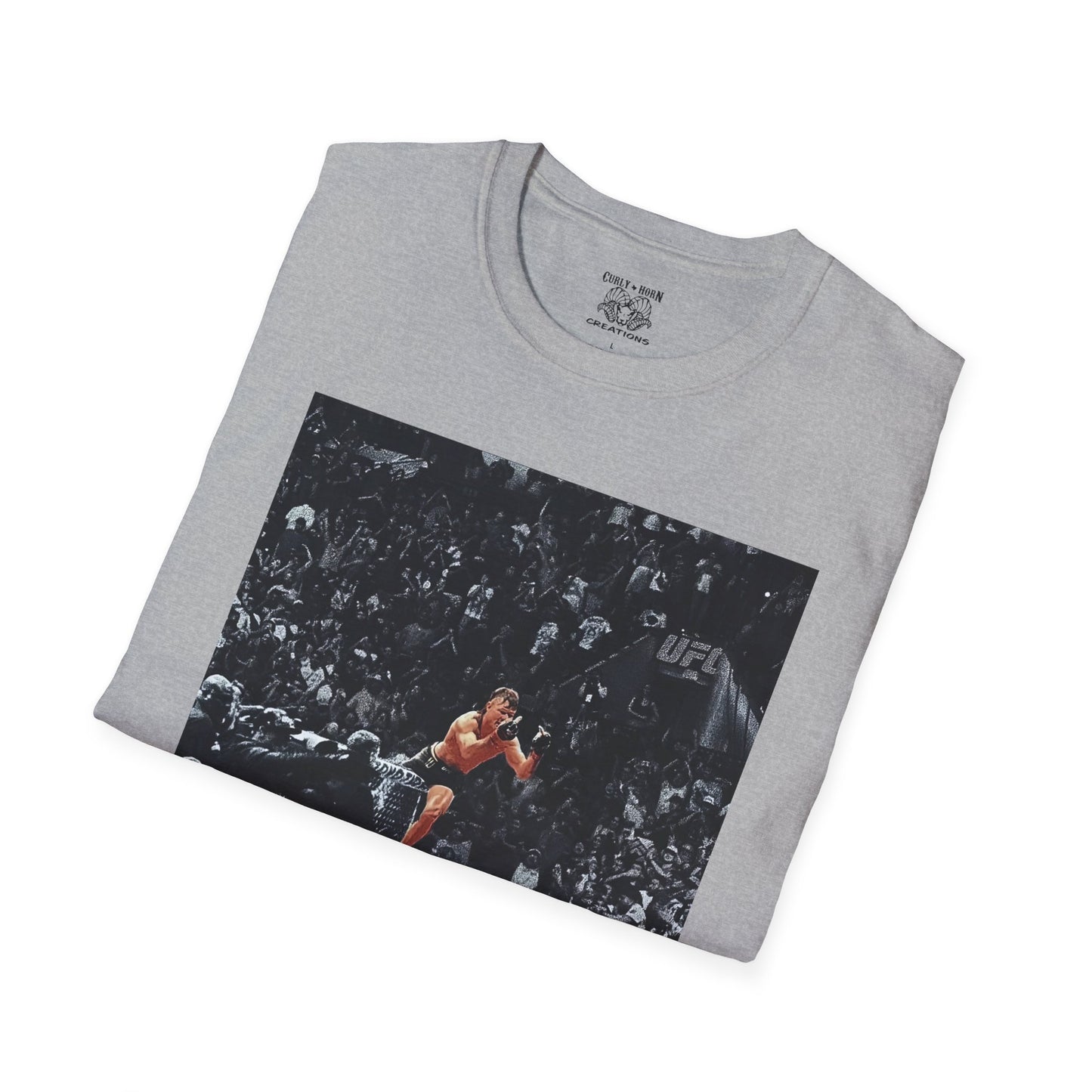 Retro MMA Sports Fan Unisex Softstyle T-Shirt, Graphic Tee, Casual Wear, Gift for Him/Her, Birthday, Sports Events, Music Festivals