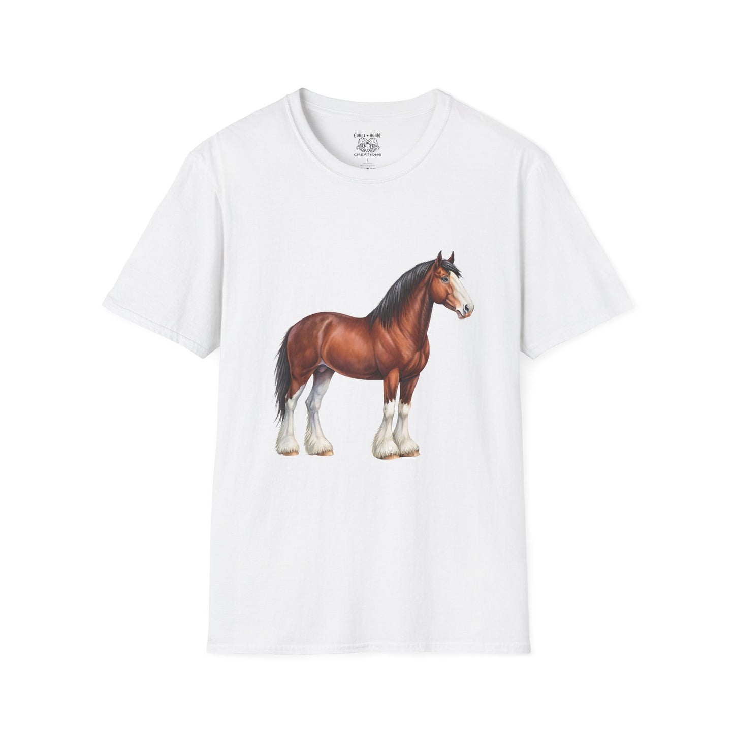 Horse Lover Unisex Softstyle T-Shirt | Casual Tee for Equestrian Enthusiasts | Perfect Gift for Birthdays, Horse Shows, or Just Because