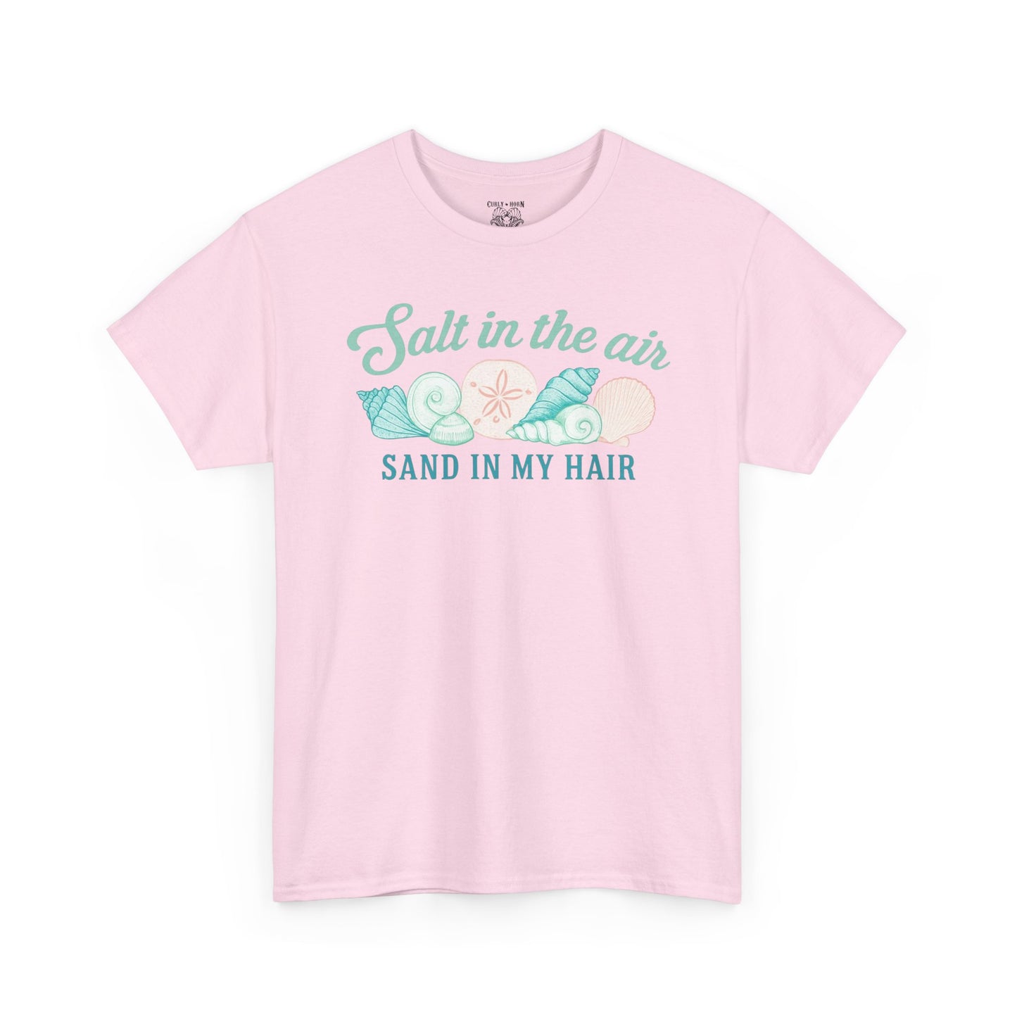 Beach Vibes Unisex Tee - Salt in the Air Sand in My Hair, Summer Shirt, Beachwear, Vacation Tee, Gift for Ocean Lovers
