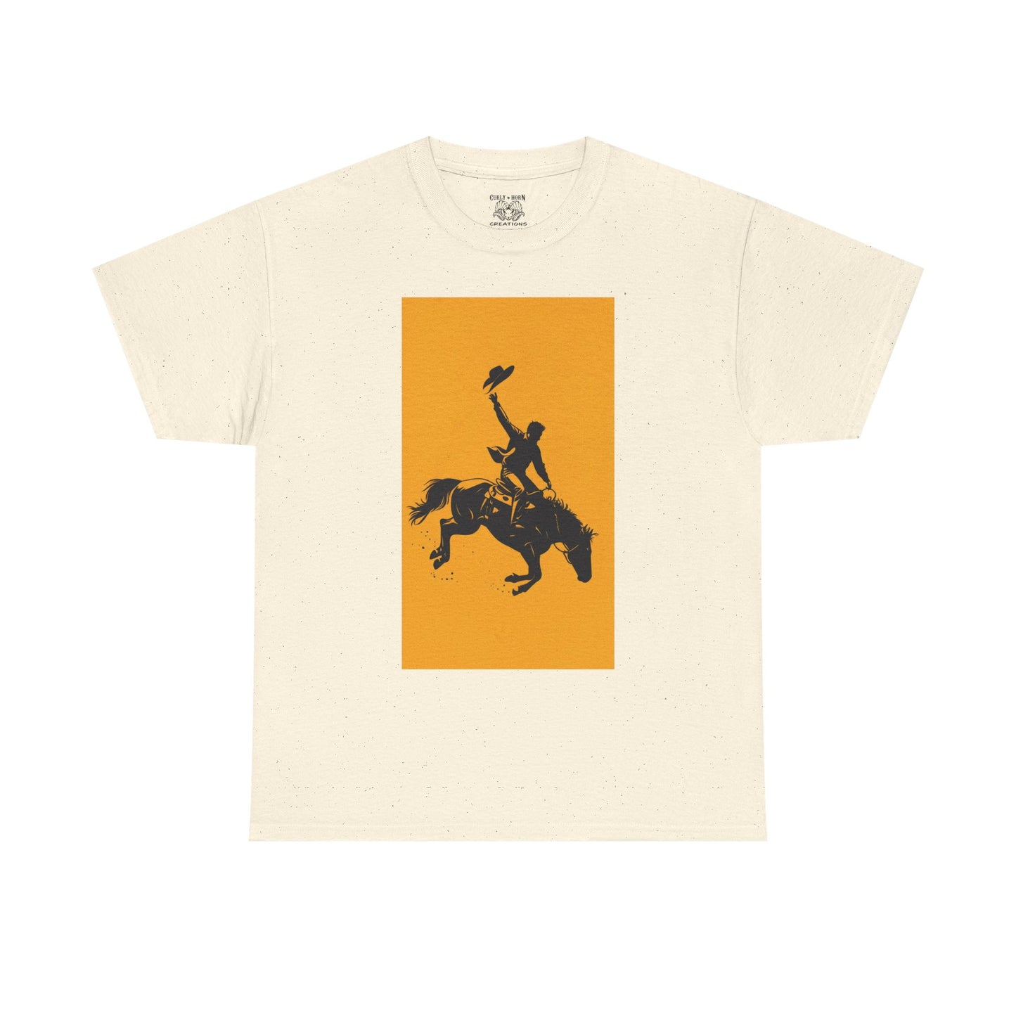 Cowboy Riding Tee | Unisex Heavy Cotton Tee, Western Shirt, Ranch Apparel, Gift for Horse Lovers, Rodeo T-Shirt