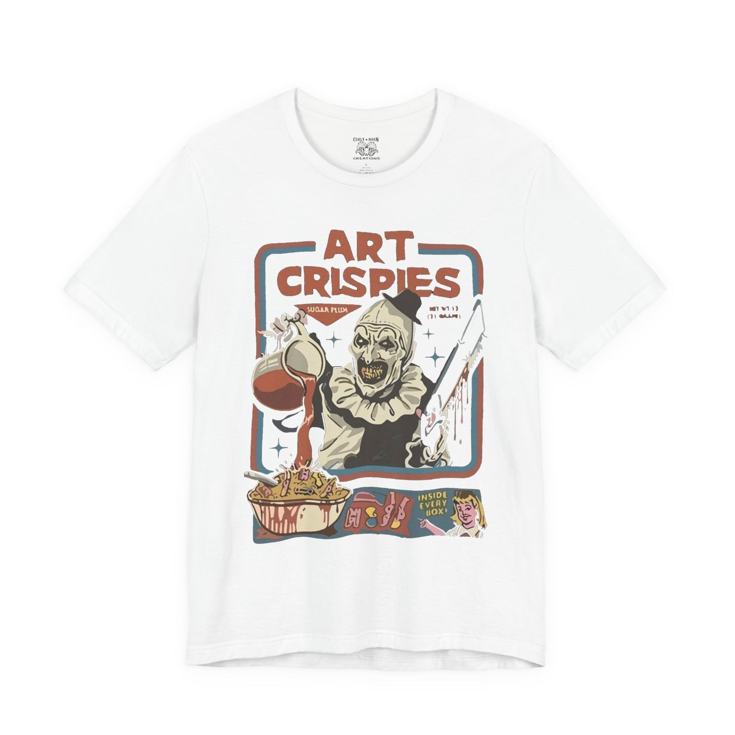 Art Crispies Unisex Tee - Fun Graphic Shirt, Gift for Art Lovers, Casual Wear, Halloween Costume, Unique Apparel