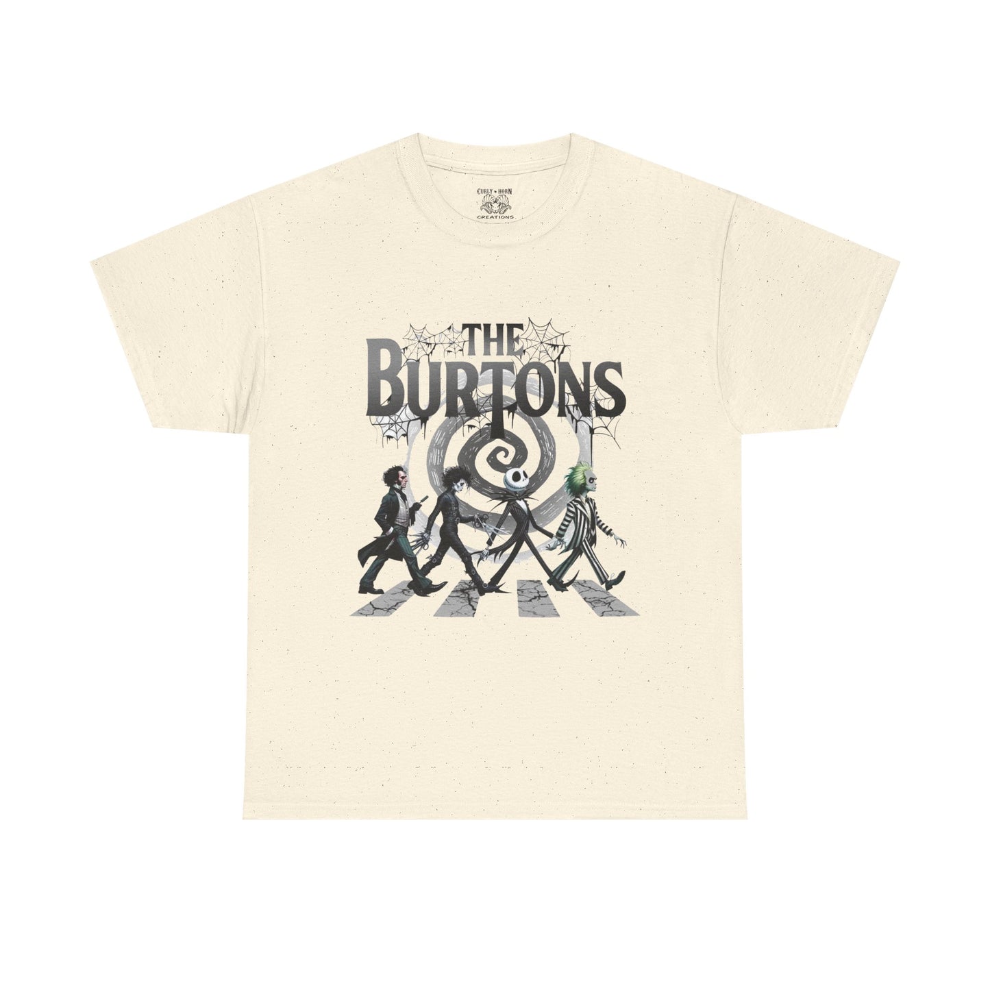 The Burtons Unisex Heavy Cotton Tee - Perfect for Halloween, Movie Lovers, Casual Wear, Gifts, and Everyday Style