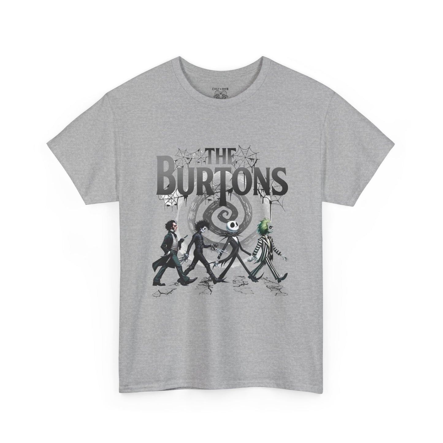 The Burtons Unisex Heavy Cotton Tee - Perfect for Halloween, Movie Lovers, Casual Wear, Gifts, and Everyday Style