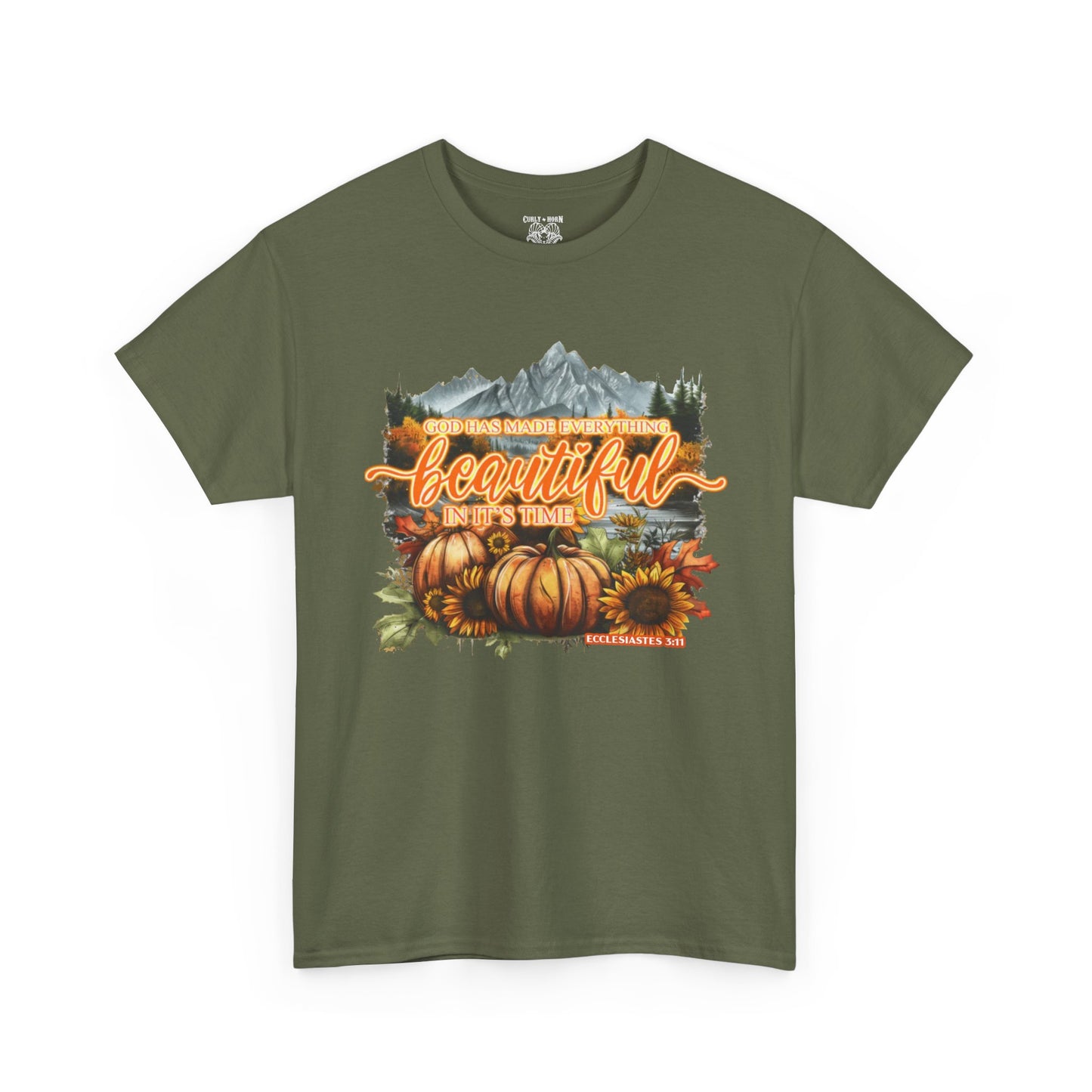 'Fall is Beautiful' Graphic T-Shirt, Autumn Apparel, Faith Based