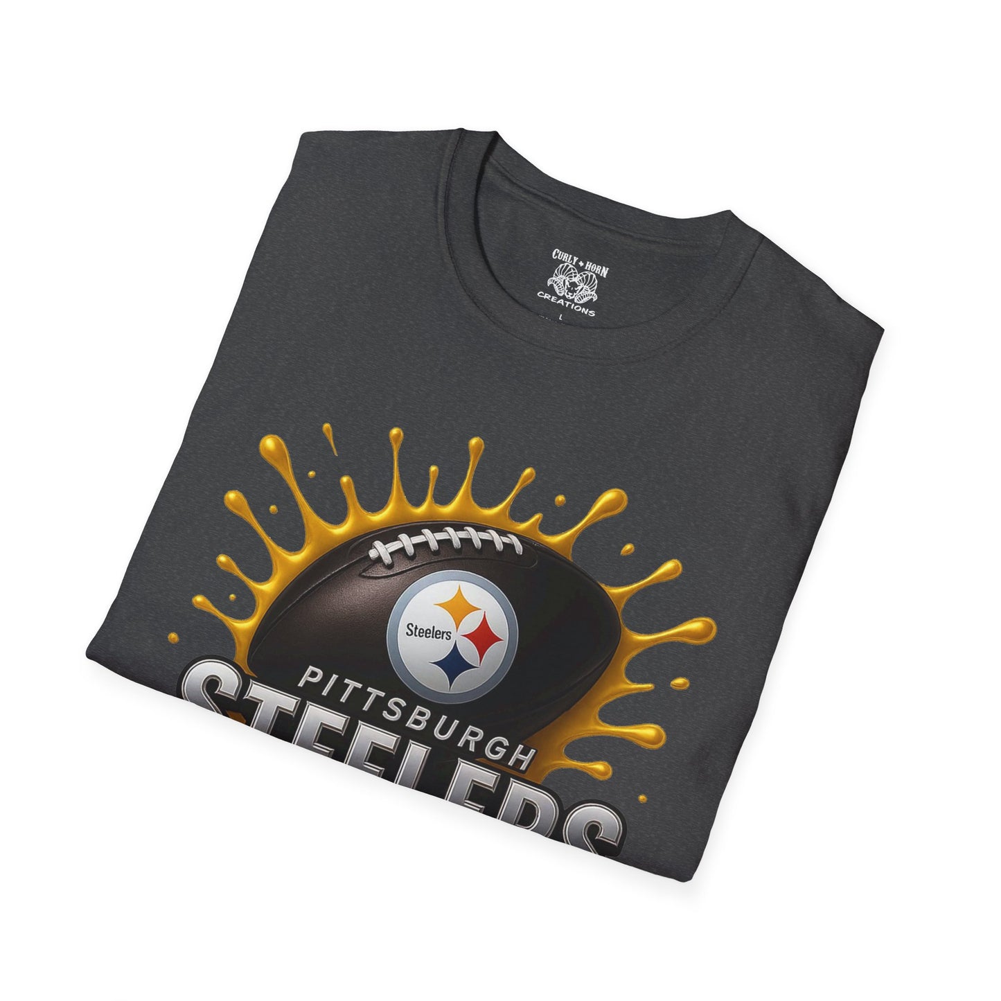 Pittsburgh Steelers Unisex Softstyle T-Shirt, NFL Tee, Game Day Apparel, Sports Fan Shirt, Football Gift, Casual Wear
