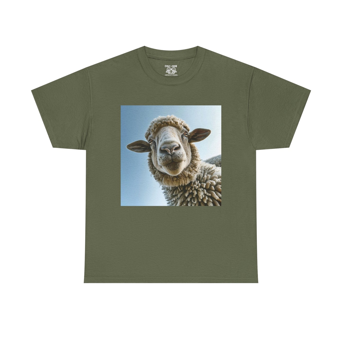 Sheep Graphic Tee, Unisex Cotton T-Shirt for Animal Lovers, Casual Wear, Gift for Pet Owners, Sheep Lovers Tee