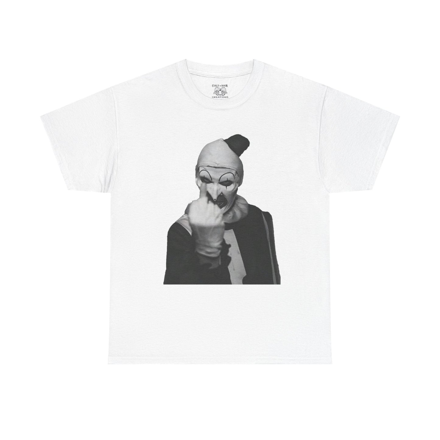 Art the Clown Terrifier Tee, Unisex Cotton T-Shirt for Humor Lovers, Casual Wear, Street Style, Gift for Fun-Loving Friends