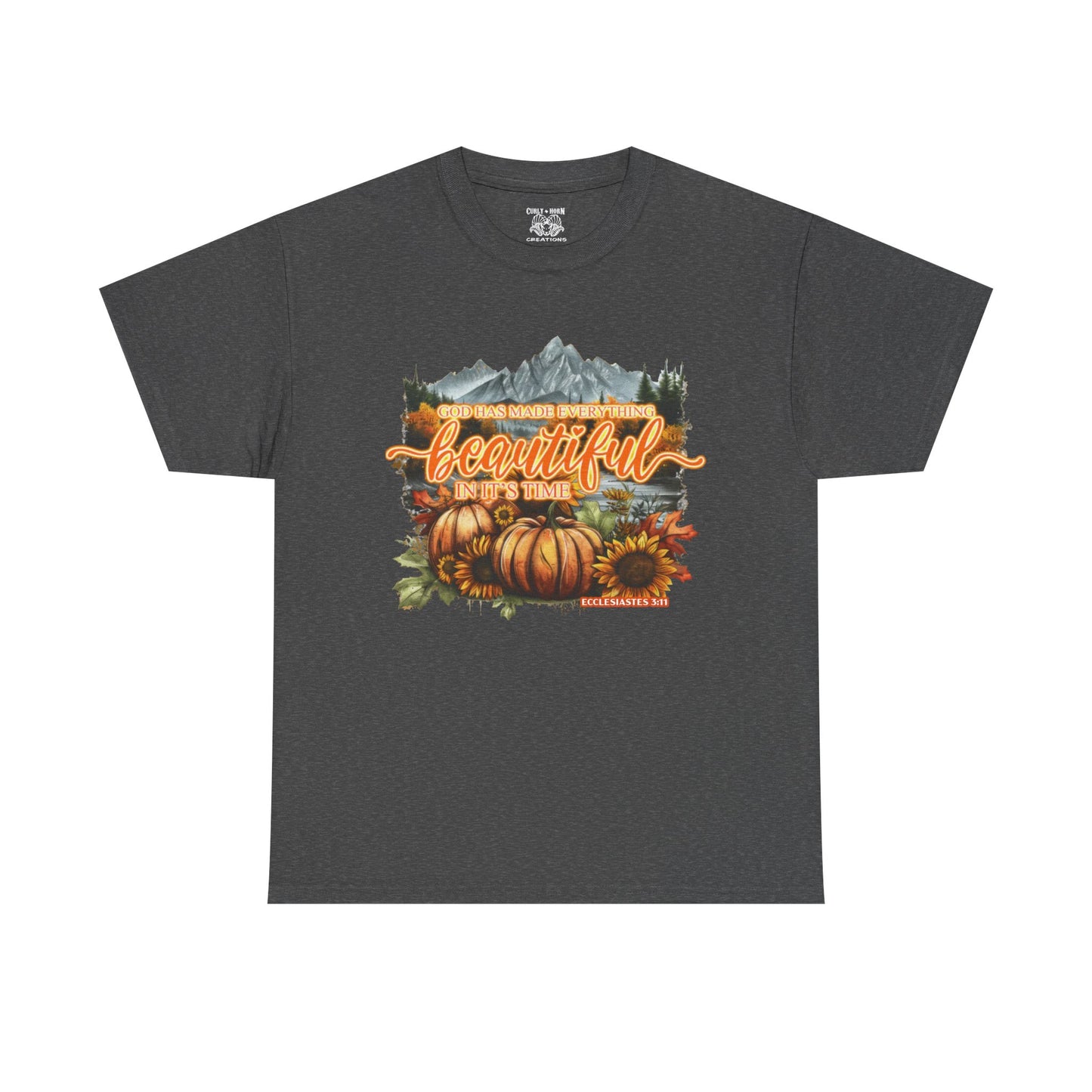 'Fall is Beautiful' Graphic T-Shirt, Autumn Apparel, Faith Based