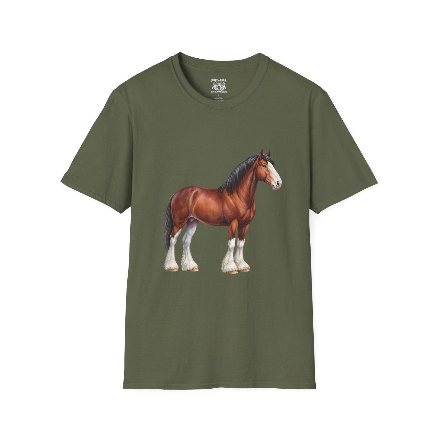 Horse Lover Unisex Softstyle T-Shirt | Casual Tee for Equestrian Enthusiasts | Perfect Gift for Birthdays, Horse Shows, or Just Because