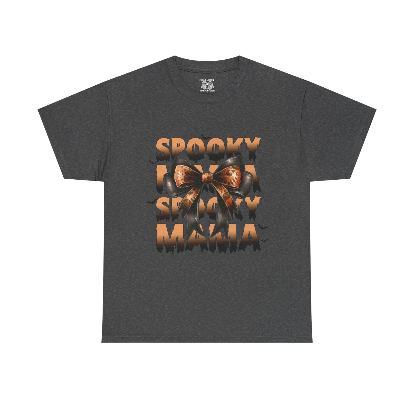 Spooky Season Unisex Heavy Cotton Tee, Halloween Shirt, Ghost Graphic Tee, Fall Fashion, Haunted House Tee