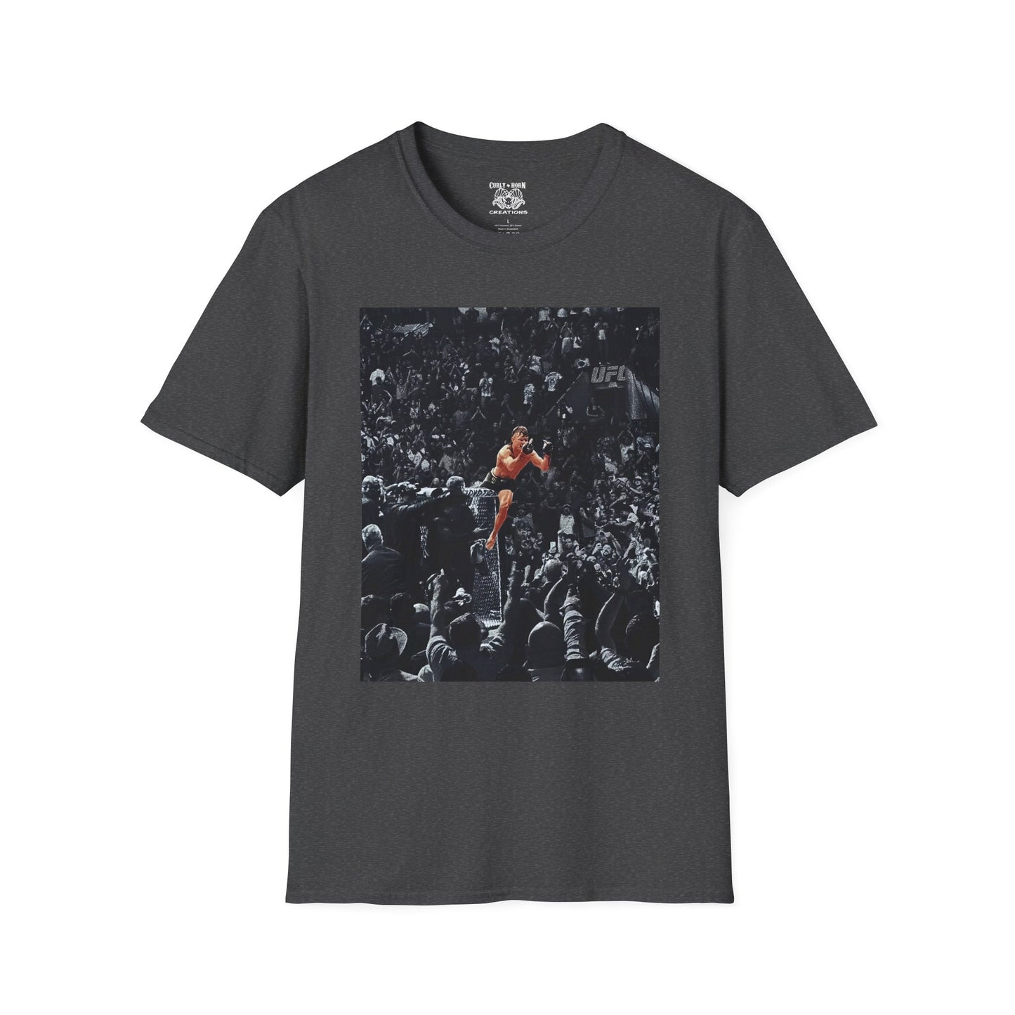Retro MMA Sports Fan Unisex Softstyle T-Shirt, Graphic Tee, Casual Wear, Gift for Him/Her, Birthday, Sports Events, Music Festivals