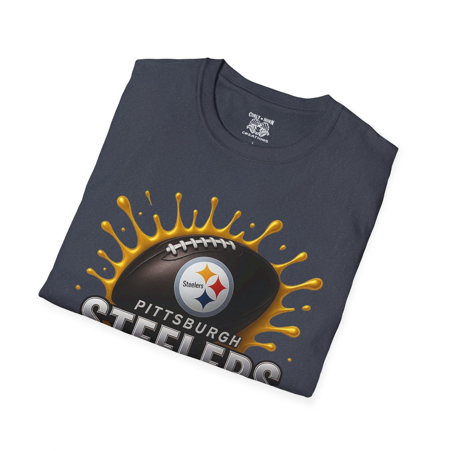 Pittsburgh Steelers Unisex Softstyle T-Shirt, NFL Tee, Game Day Apparel, Sports Fan Shirt, Football Gift, Casual Wear