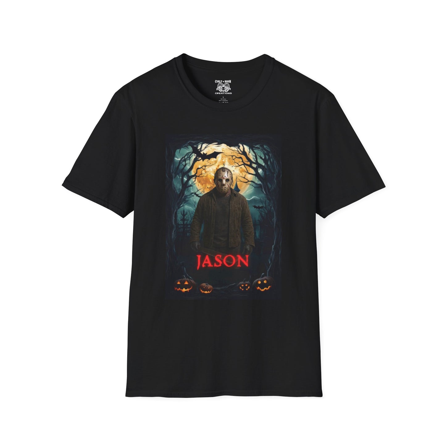 Jason Halloween Unisex T-Shirt, Spooky Apparel, Horror Movie Gift, Festival Outfit, Fall Wardrobe Essential