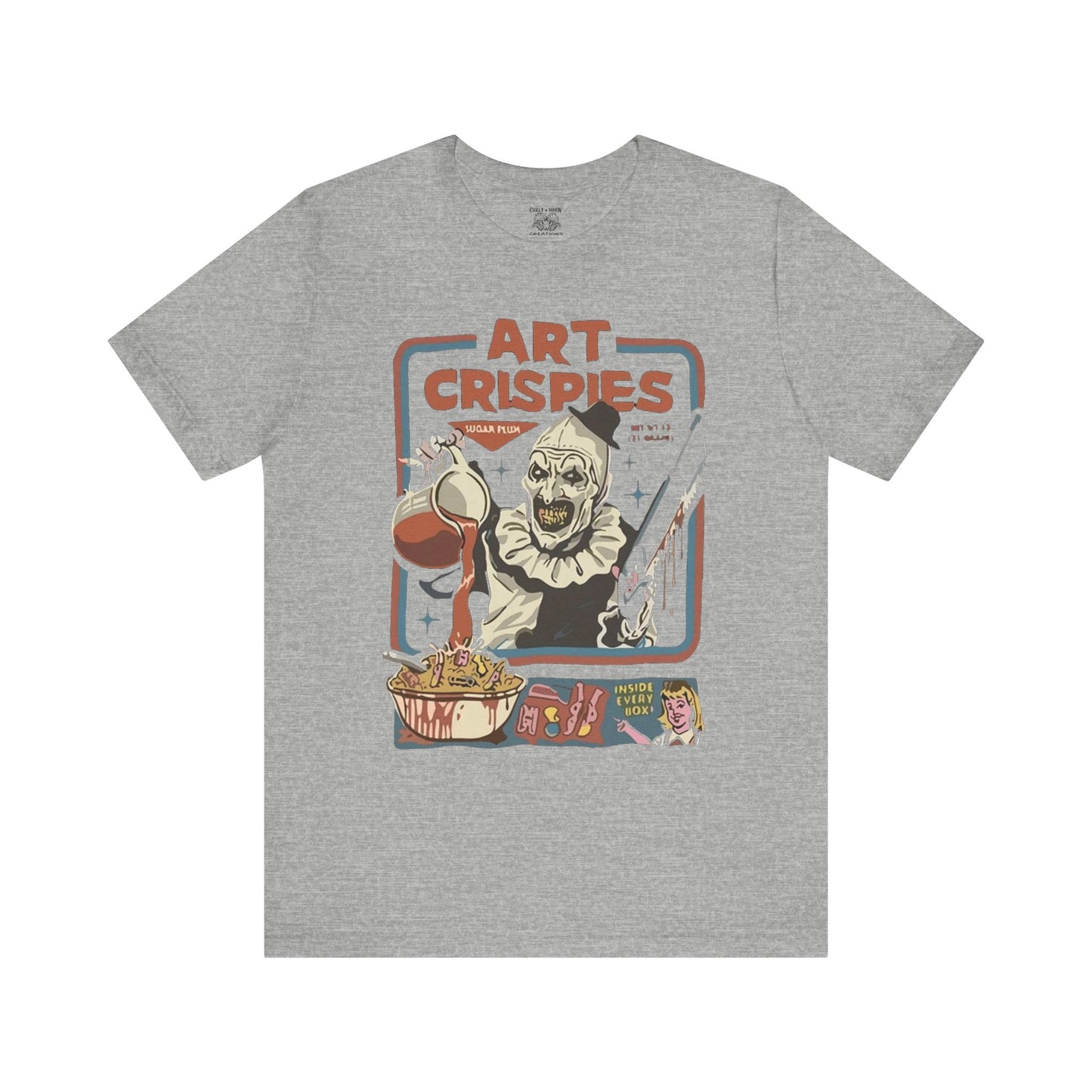 Art Crispies Unisex Tee - Fun Graphic Shirt, Gift for Art Lovers, Casual Wear, Halloween Costume, Unique Apparel