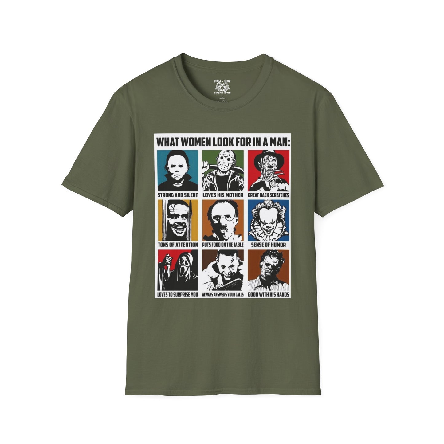 What Women Look For in a Man T-Shirt, Graphic Tee for Women, Gift for Her, Funny Quote Shirt, Unisex Casual Wear, Perfect for Birthdays