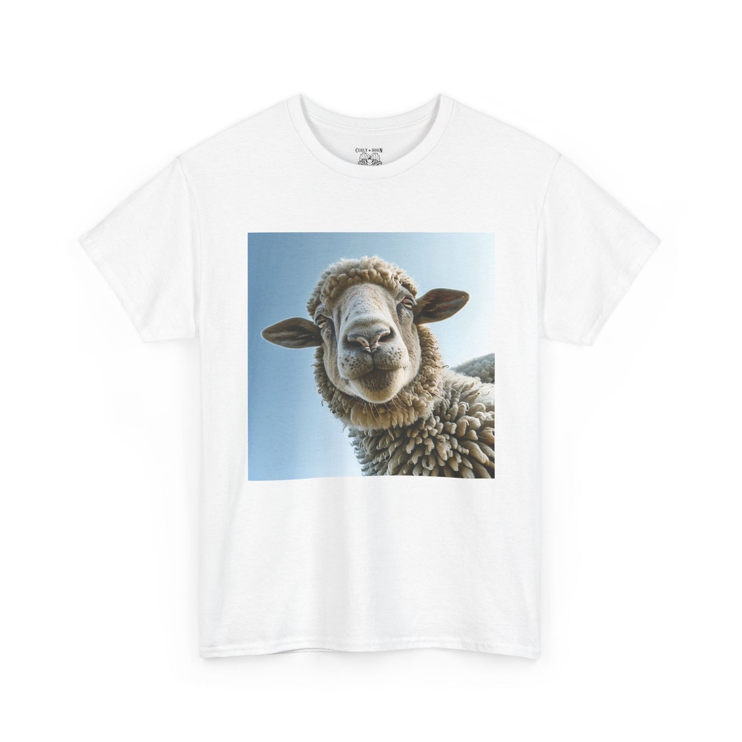 Sheep Graphic Tee, Unisex Cotton T-Shirt for Animal Lovers, Casual Wear, Gift for Pet Owners, Sheep Lovers Tee