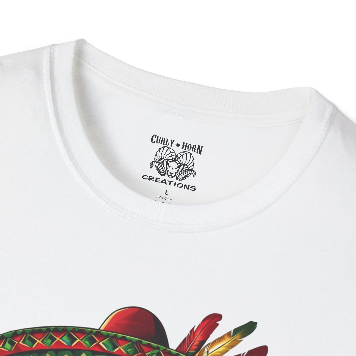 Mexican Woman Design Unisex T-Shirt, Celebrate Mexican Culture, Great for Festivals, Cinco de Mayo, Gift for Her