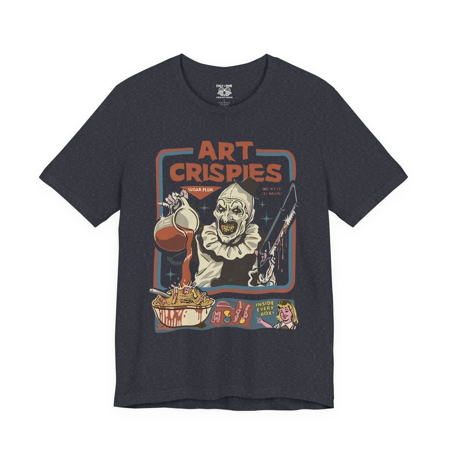 Art Crispies Unisex Tee - Fun Graphic Shirt, Gift for Art Lovers, Casual Wear, Halloween Costume, Unique Apparel