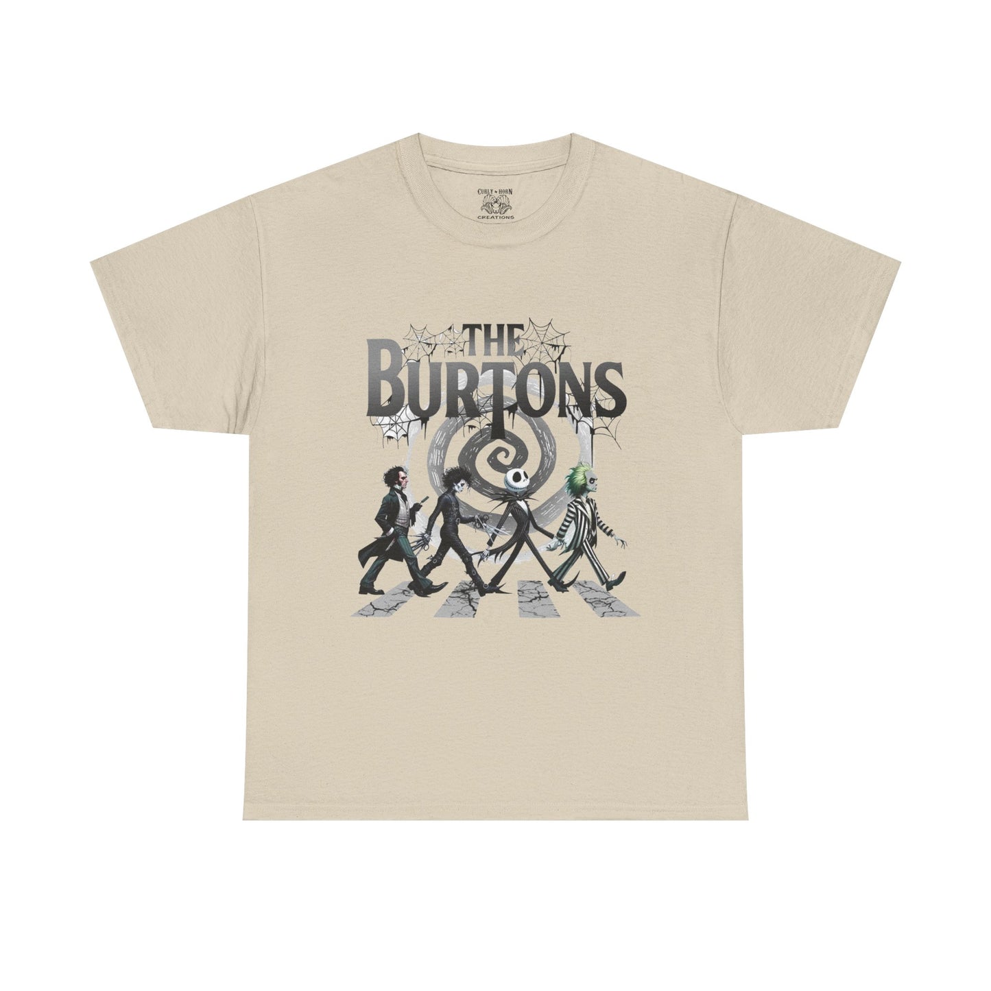 The Burtons Unisex Heavy Cotton Tee - Perfect for Halloween, Movie Lovers, Casual Wear, Gifts, and Everyday Style