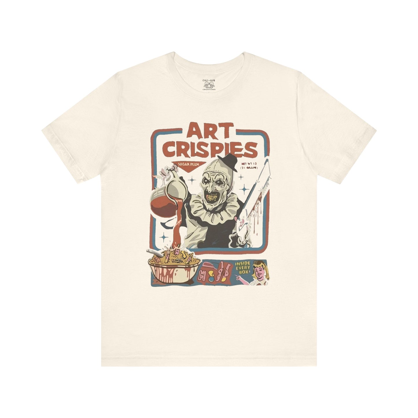 Art Crispies Unisex Tee - Fun Graphic Shirt, Gift for Art Lovers, Casual Wear, Halloween Costume, Unique Apparel