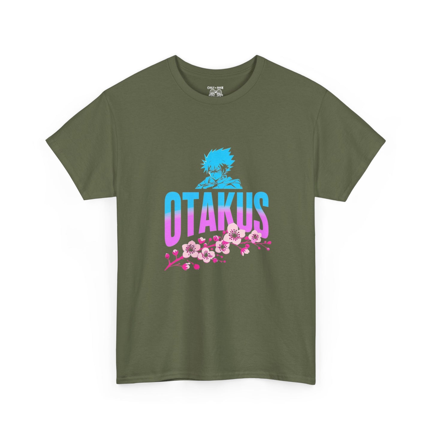Otakus Unisex Heavy Cotton Tee, Anime T-Shirt, Comfortable Fashion, Perfect Gift for Fans, Casual Wear, Pop Culture Apparel