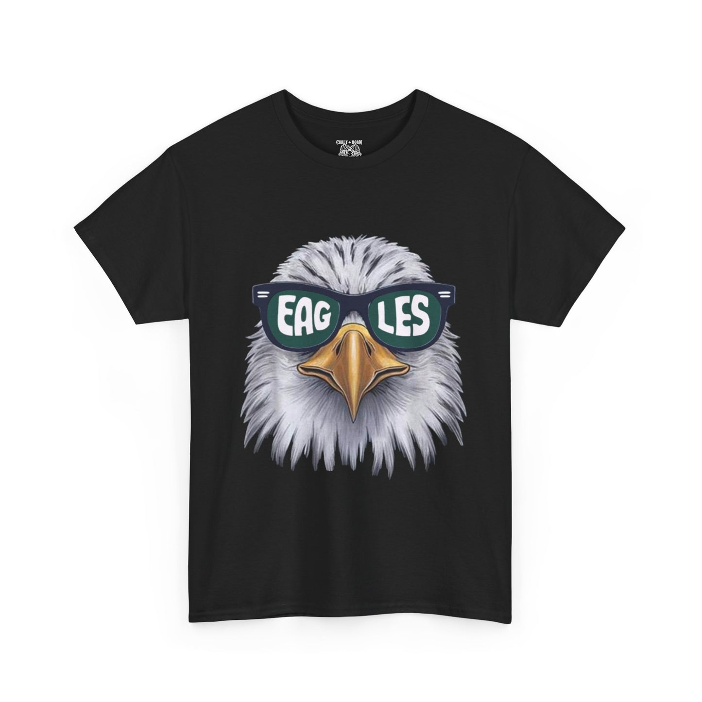 Eagle Sunglasses Tee, Unisex Cotton T-Shirt for Eagle Fans, Perfect for Sports Events, Casual Wear, Gift, Outdoor Adventures