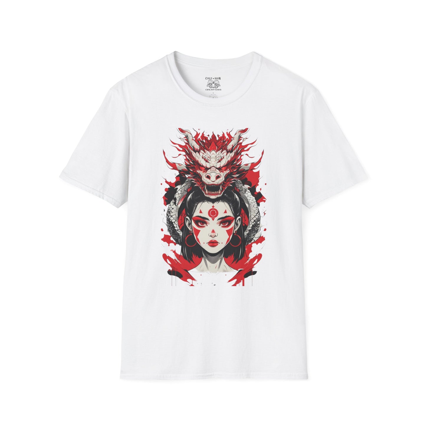 Dragon Goddess Graphic Tee | Empowering Unisex T-Shirt, Art Tee, Casual Wear, Festival Shirt, Bohemian Style Top