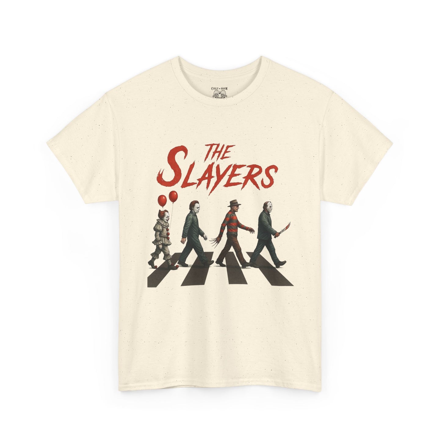 The Slayers Unisex Heavy Cotton Tee - Retro Band Style, Perfect for Music Lovers, Gifts, Concerts, and Casual Wear