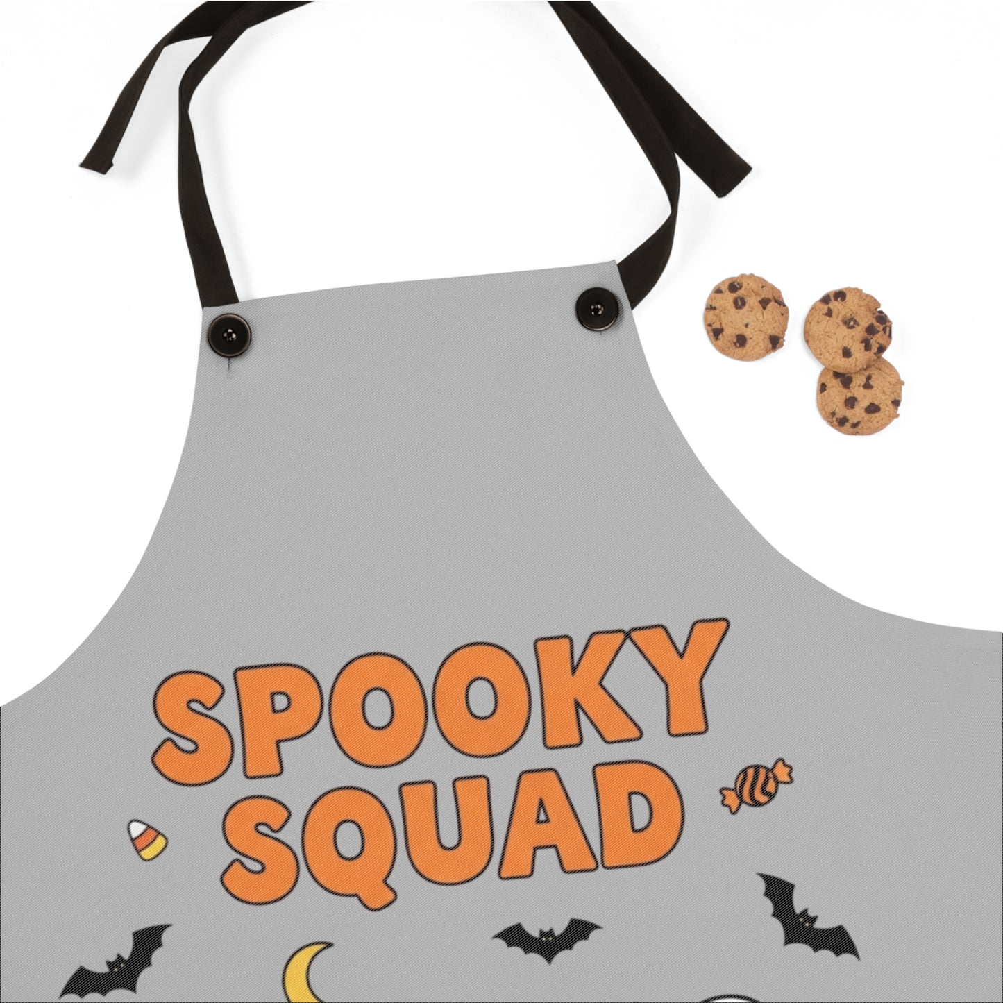 Halloween Spooky Squad Apron, Spooky Squad Apron for Chefs, Cooking Gift for Halloween, Fun Baking Apron, Costume Party Essential