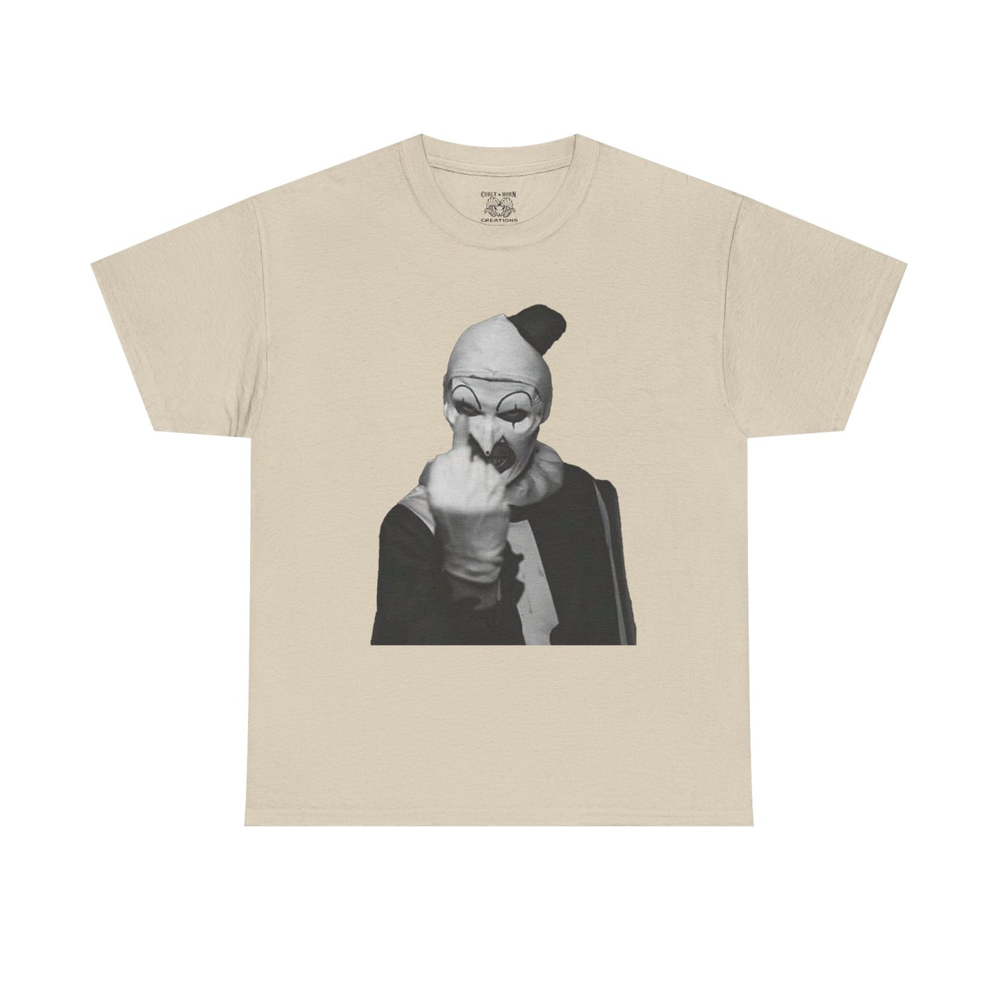 Art the Clown Terrifier Tee, Unisex Cotton T-Shirt for Humor Lovers, Casual Wear, Street Style, Gift for Fun-Loving Friends
