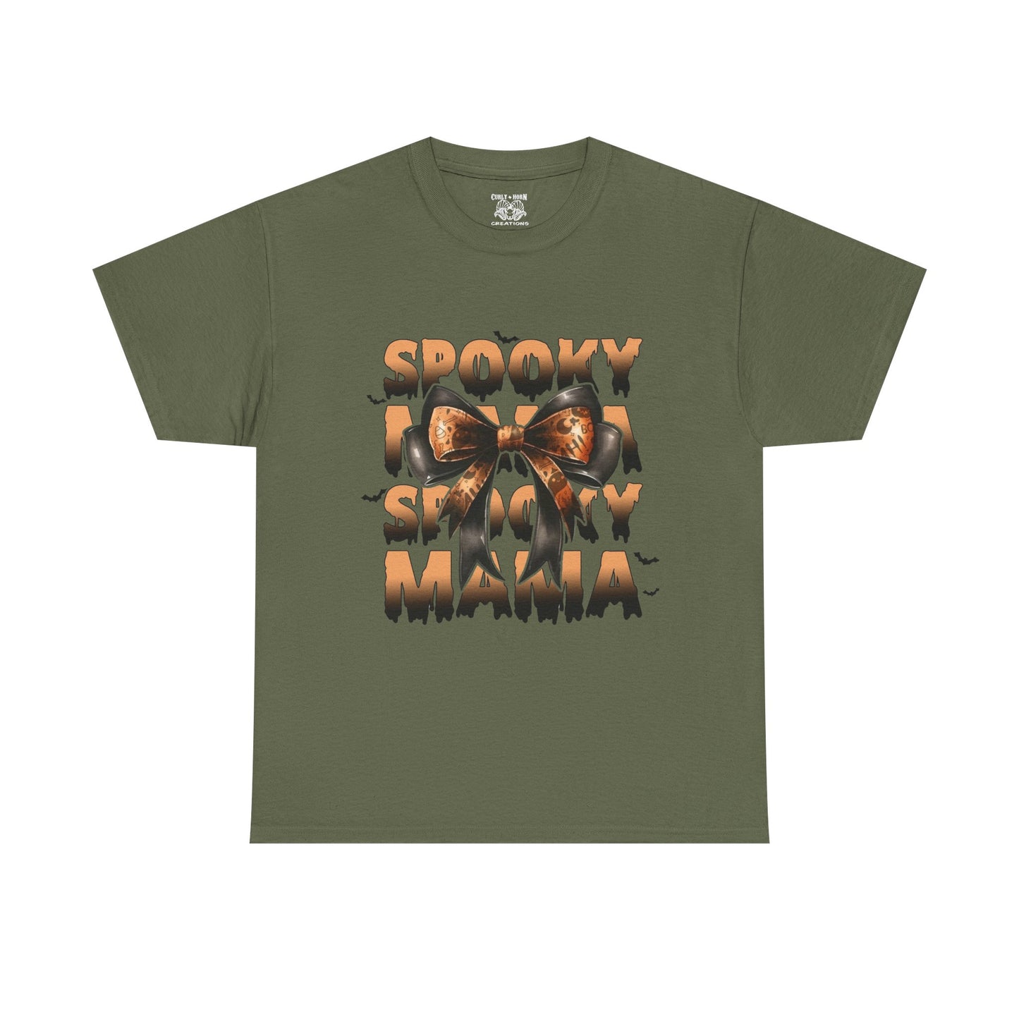 Spooky Season Unisex Heavy Cotton Tee, Halloween Shirt, Ghost Graphic Tee, Fall Fashion, Haunted House Tee