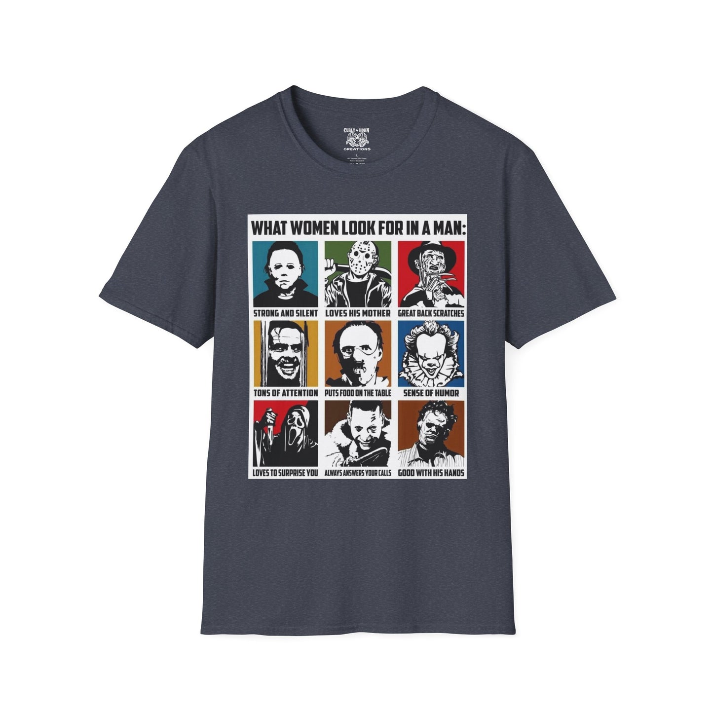 What Women Look For in a Man T-Shirt, Graphic Tee for Women, Gift for Her, Funny Quote Shirt, Unisex Casual Wear, Perfect for Birthdays