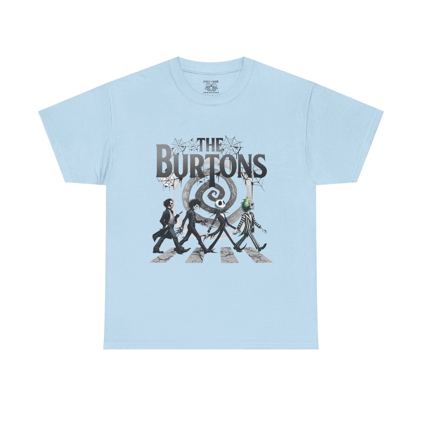 The Burtons Unisex Heavy Cotton Tee - Perfect for Halloween, Movie Lovers, Casual Wear, Gifts, and Everyday Style
