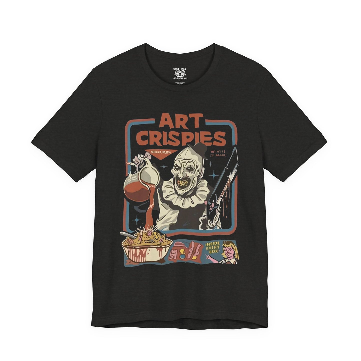 Art Crispies Unisex Tee - Fun Graphic Shirt, Gift for Art Lovers, Casual Wear, Halloween Costume, Unique Apparel