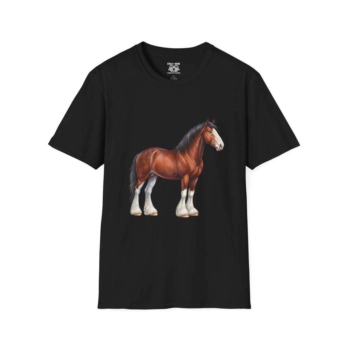 Horse Lover Unisex Softstyle T-Shirt | Casual Tee for Equestrian Enthusiasts | Perfect Gift for Birthdays, Horse Shows, or Just Because