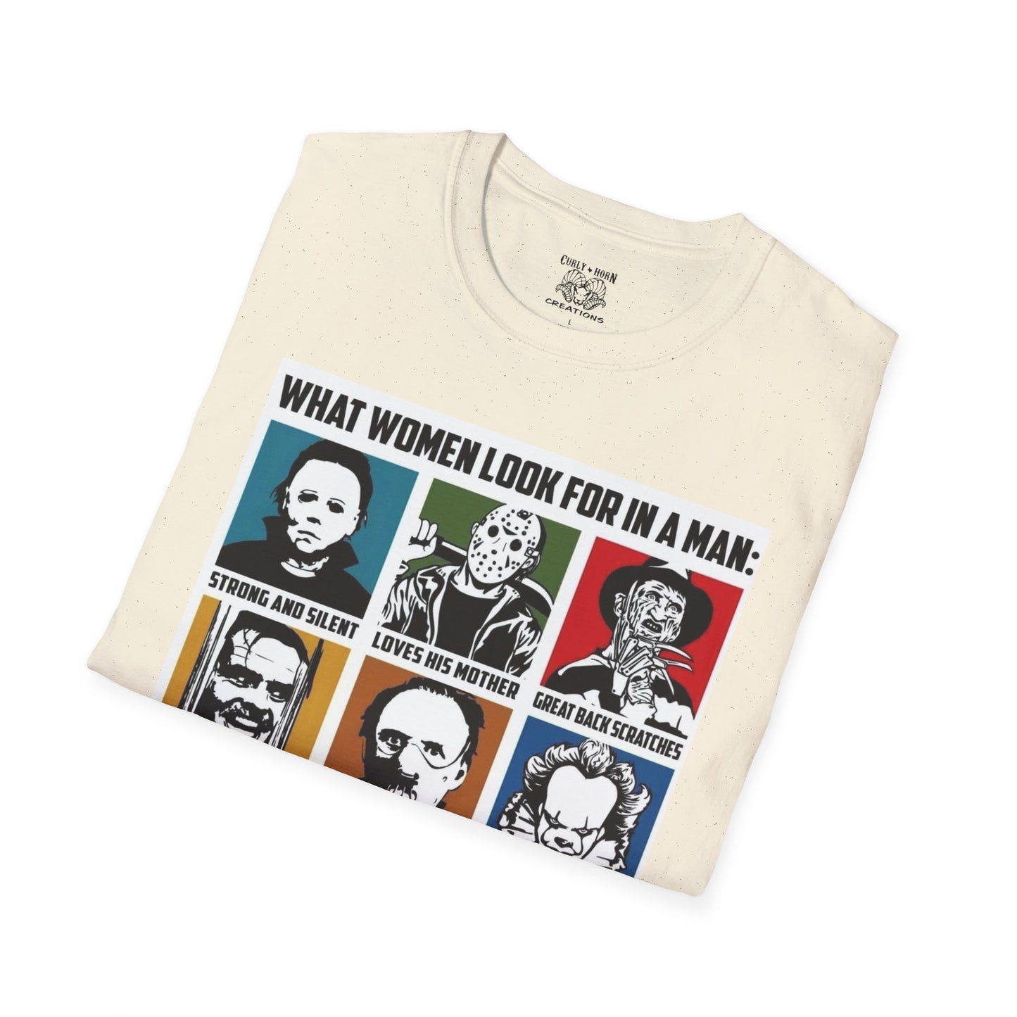 What Women Look For in a Man T-Shirt, Graphic Tee for Women, Gift for Her, Funny Quote Shirt, Unisex Casual Wear, Perfect for Birthdays