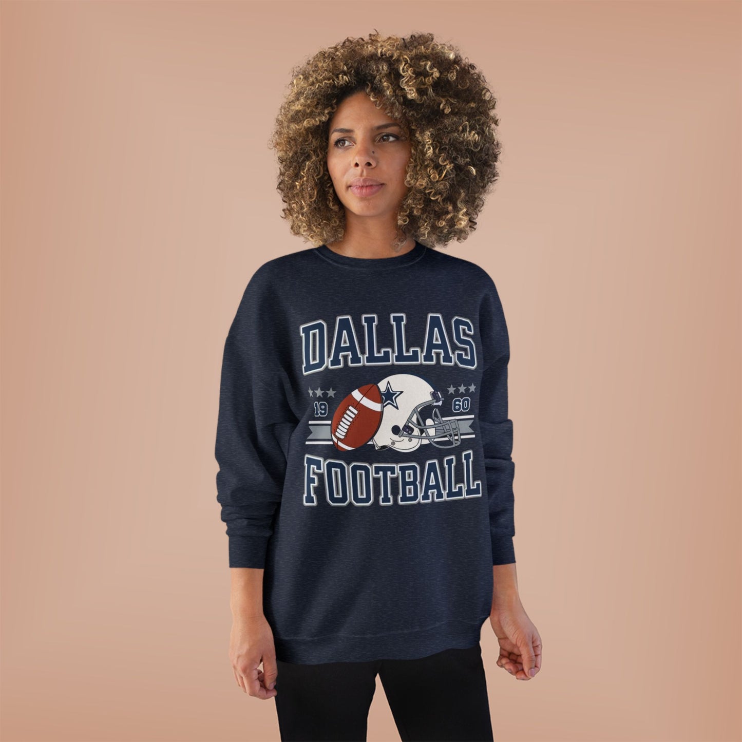 Dallas Football Unisex EcoSmart® Crewneck Sweatshirt, Perfect Gift for Sports Fans, Game Day Outfit, Christmas Gift, Fan Apparel