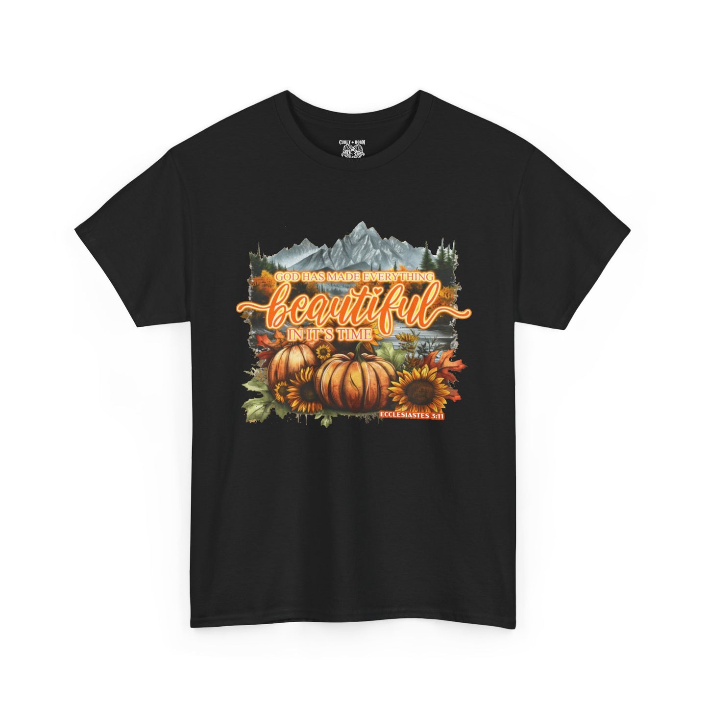 'Fall is Beautiful' Graphic T-Shirt, Autumn Apparel, Faith Based