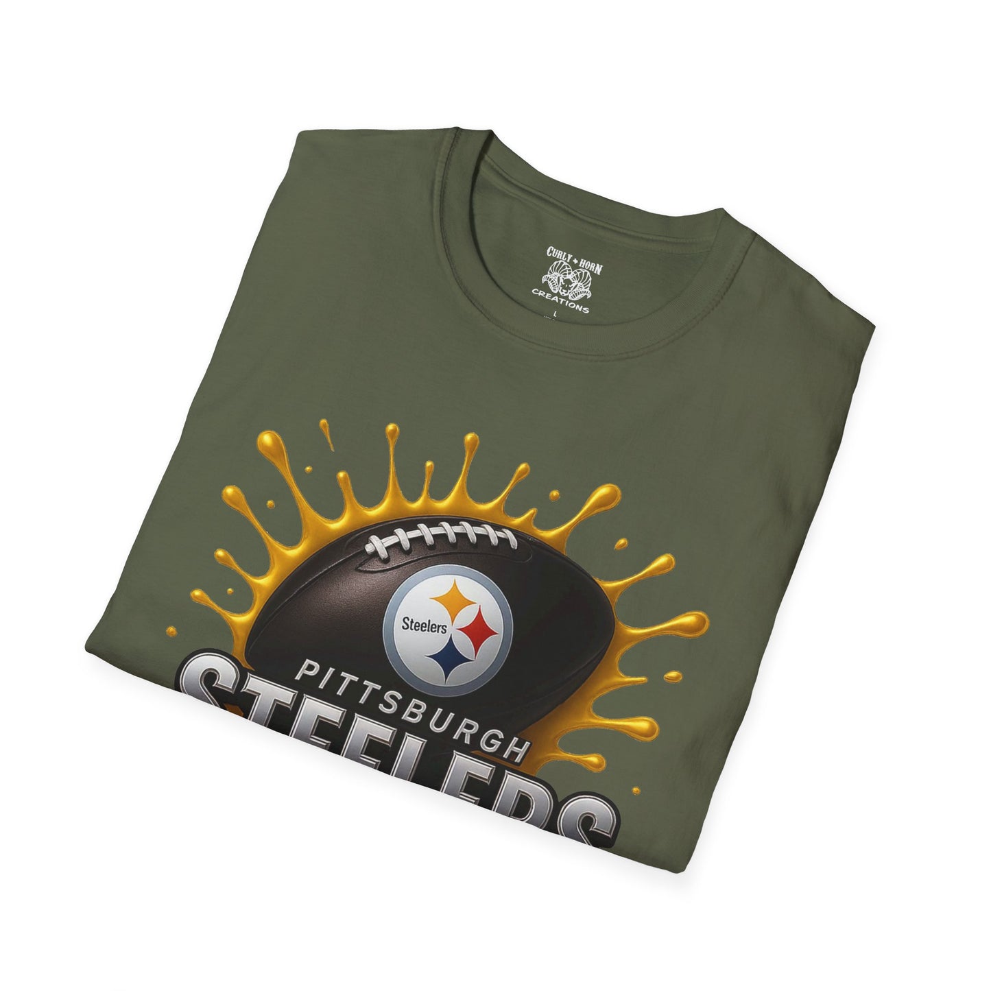 Pittsburgh Steelers Unisex Softstyle T-Shirt, NFL Tee, Game Day Apparel, Sports Fan Shirt, Football Gift, Casual Wear