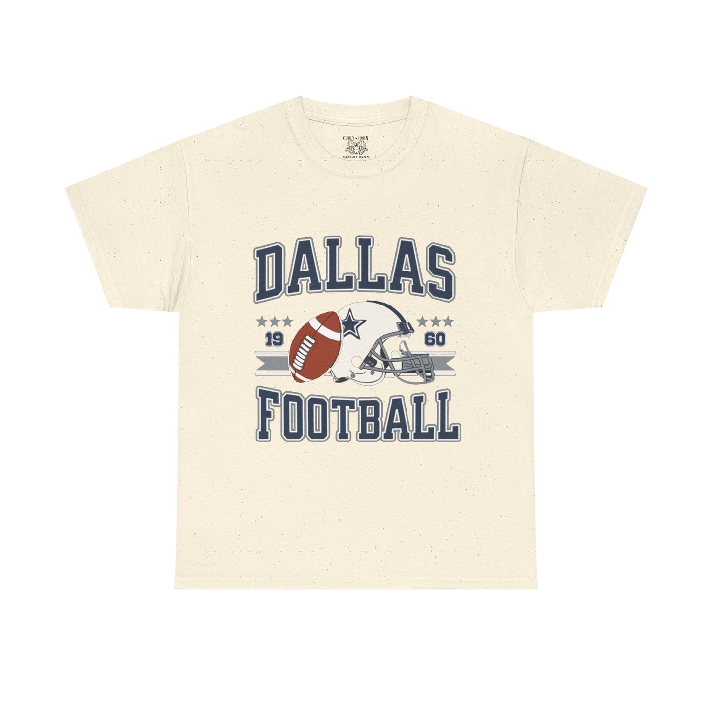 Dallas Football Fan Unisex Heavy Cotton Tee, Sports Shirt, Game Day Outfit, Gift for Fans, Football Season Apparel