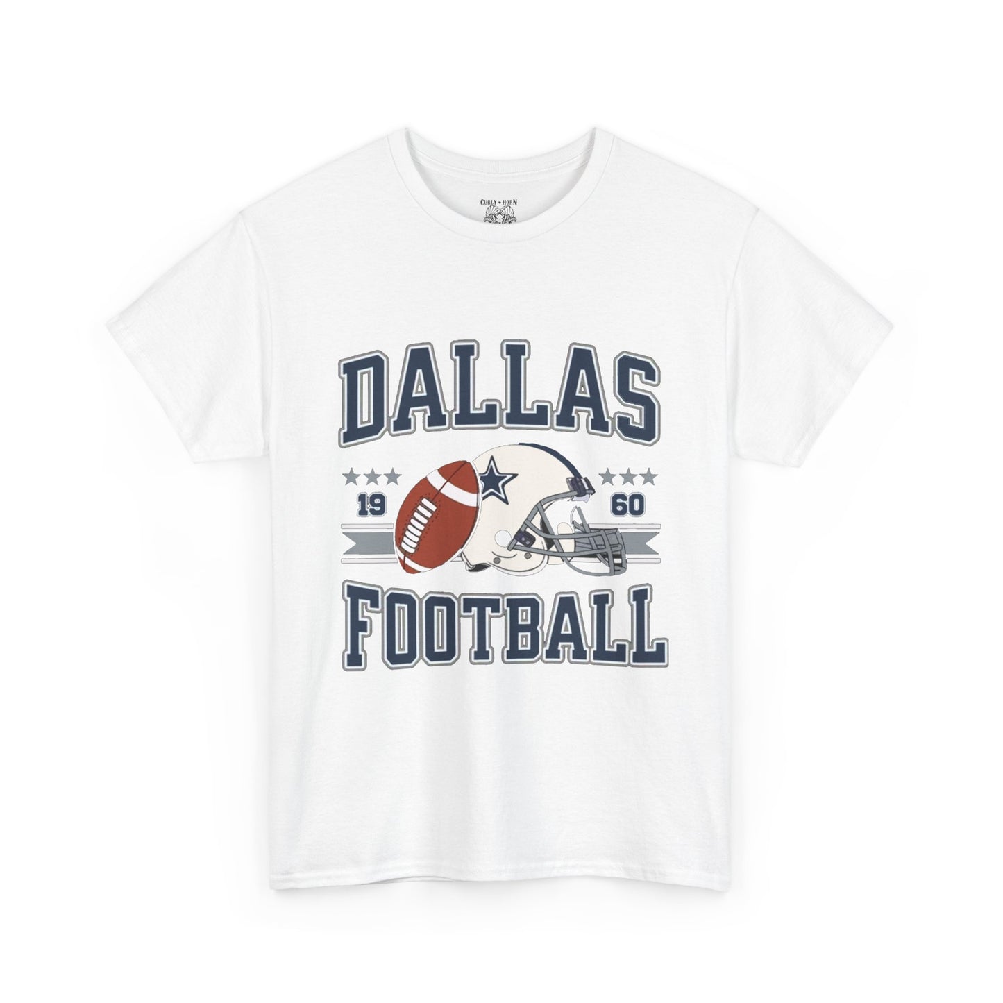 Dallas Football Fan Unisex Heavy Cotton Tee, Sports Shirt, Game Day Outfit, Gift for Fans, Football Season Apparel