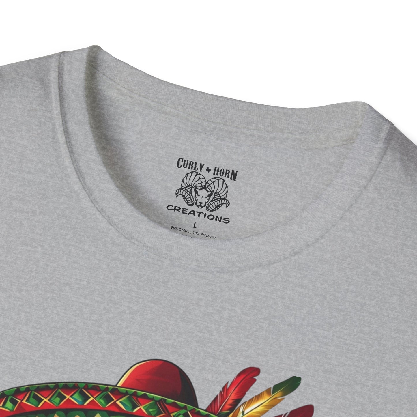 Mexican Woman Design Unisex T-Shirt, Celebrate Mexican Culture, Great for Festivals, Cinco de Mayo, Gift for Her