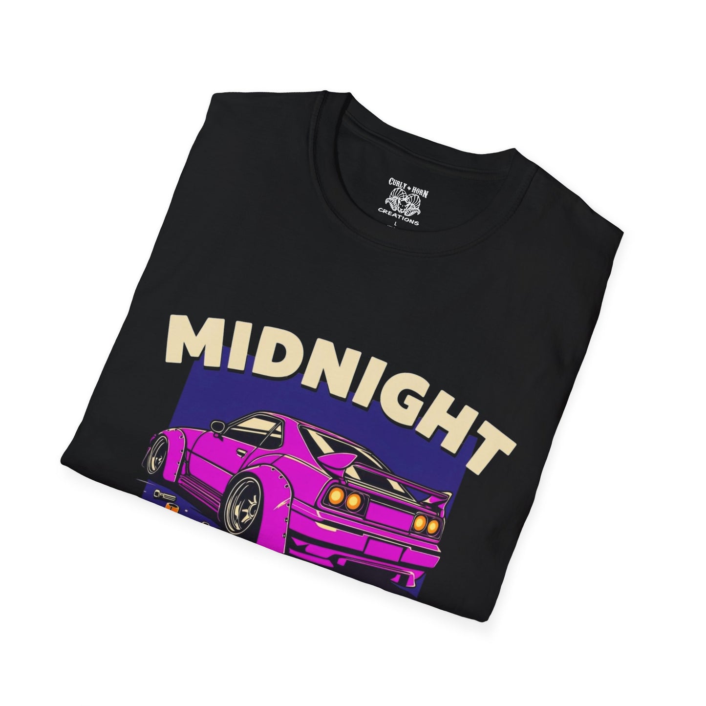 Midnight Tuner Unisex T-Shirt, Car Enthusiast Gift, Casual Tee for Auto Lovers, Birthday Gift, Graphic Tee