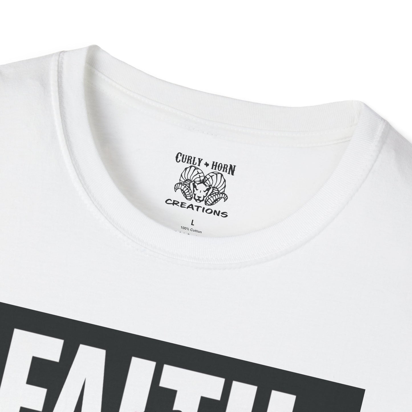 Faith Over Fear Inspirational T-Shirt, Unisex Tee, Spiritual Gift, Christian Apparel, Motivational Graphic Shirt