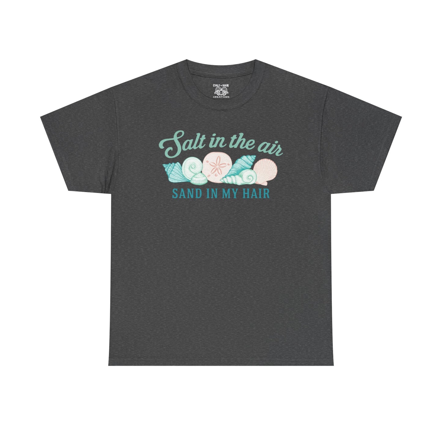 Beach Vibes Unisex Tee - Salt in the Air Sand in My Hair, Summer Shirt, Beachwear, Vacation Tee, Gift for Ocean Lovers
