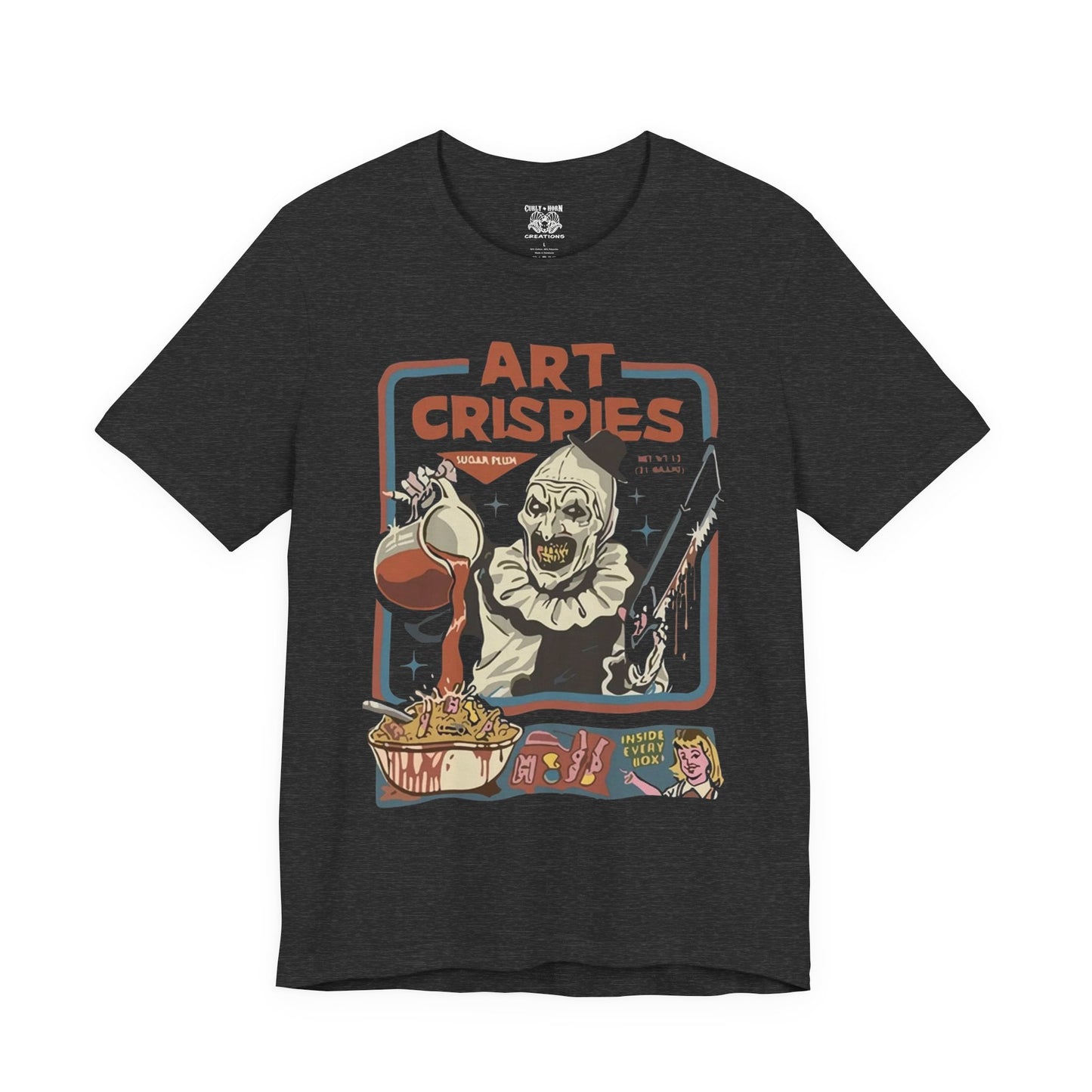 Art Crispies Unisex Tee - Fun Graphic Shirt, Gift for Art Lovers, Casual Wear, Halloween Costume, Unique Apparel