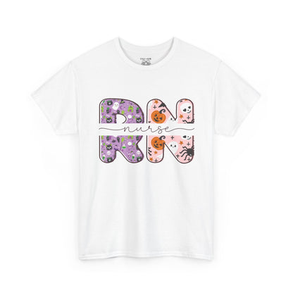 Playful RN Graphic Tee, Unisex Cotton Shirt, Fun Nurse Gift, Casual Wear, Nursing Student Apparel, Halloween Vibe