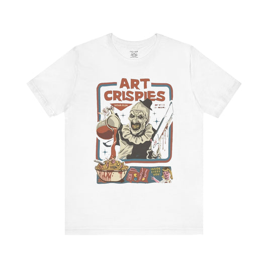Art Crispies Unisex Tee - Fun Graphic Shirt, Gift for Art Lovers, Casual Wear, Halloween Costume, Unique Apparel