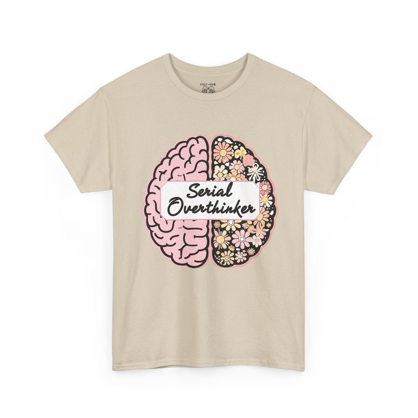 Overthinker Brainy Tee, Gift for Overthinkers, Casual Wear, Unisex Cotton Top, Quirky T-Shirt, Unique Gift Idea
