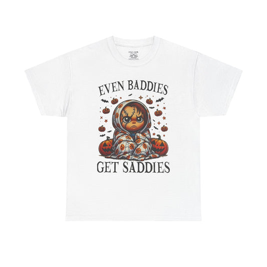 Unisex Halloween Graphic Tee, Spooky T-Shirt for Fall, Pumpkin Decor Shirt, Gift for Baddies, Halloween Costume Top, Cute Fall Apparel